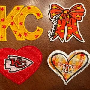 NEW Kansas City Embroidered Patch Set